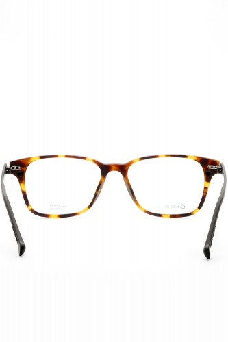 iGreen - Occhiali da vista in celluloide rettangolari unisex con clip solare