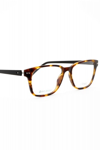 iGreen - Occhiali da vista in celluloide rettangolari unisex con clip solare