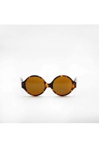 Very French Gangsters - Occhiali da sole in celluloide tondi per bambini nero
