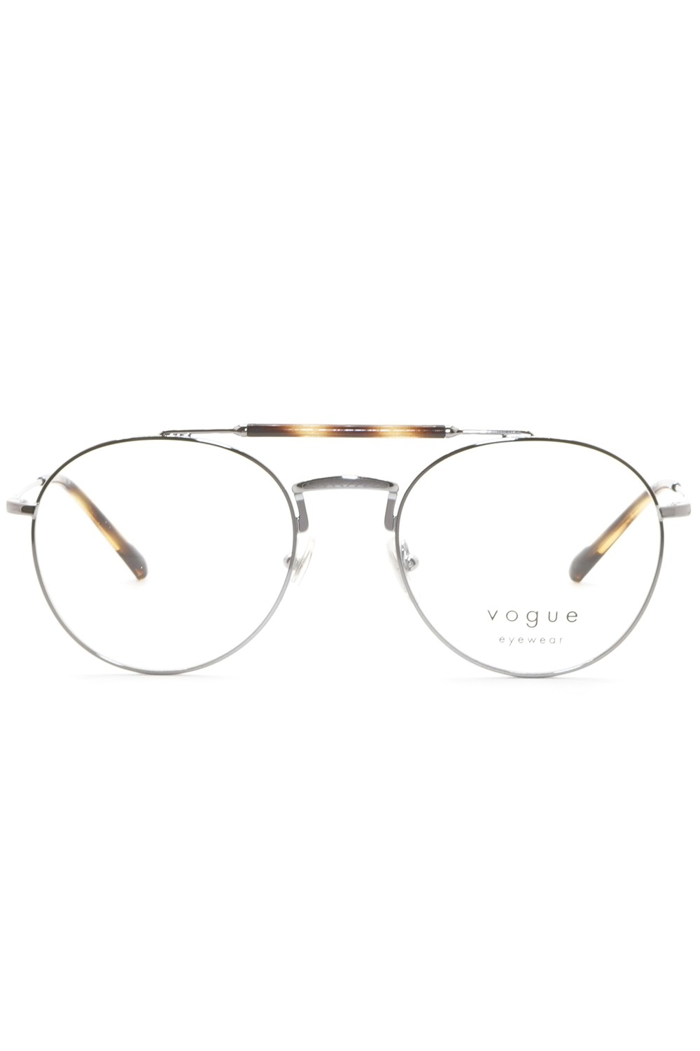 Vogue - Occhiali da vista in metallo tondi unisex argento - VO4239 548