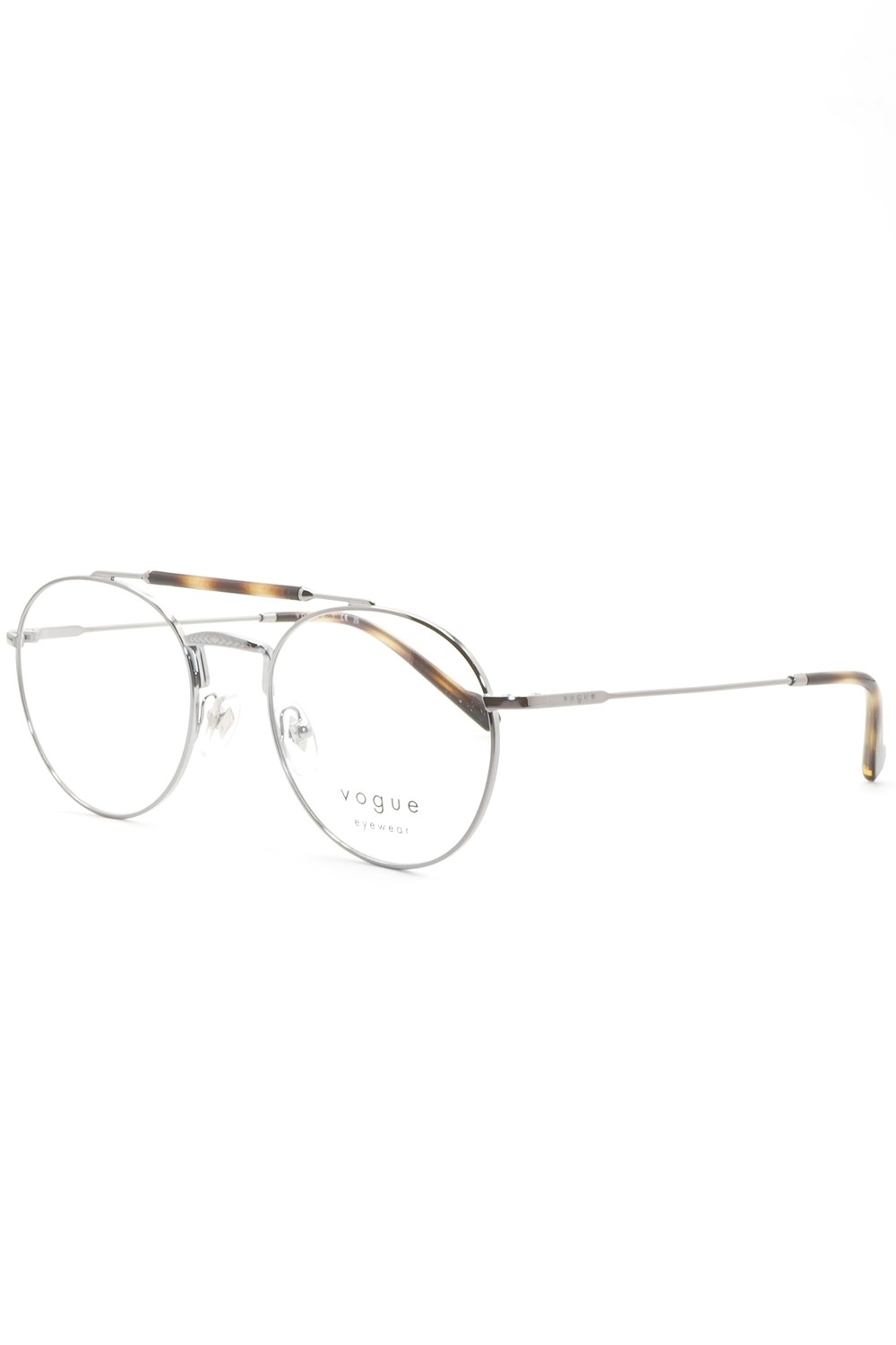 Vogue - Occhiali da vista in metallo tondi unisex argento - VO4239 548