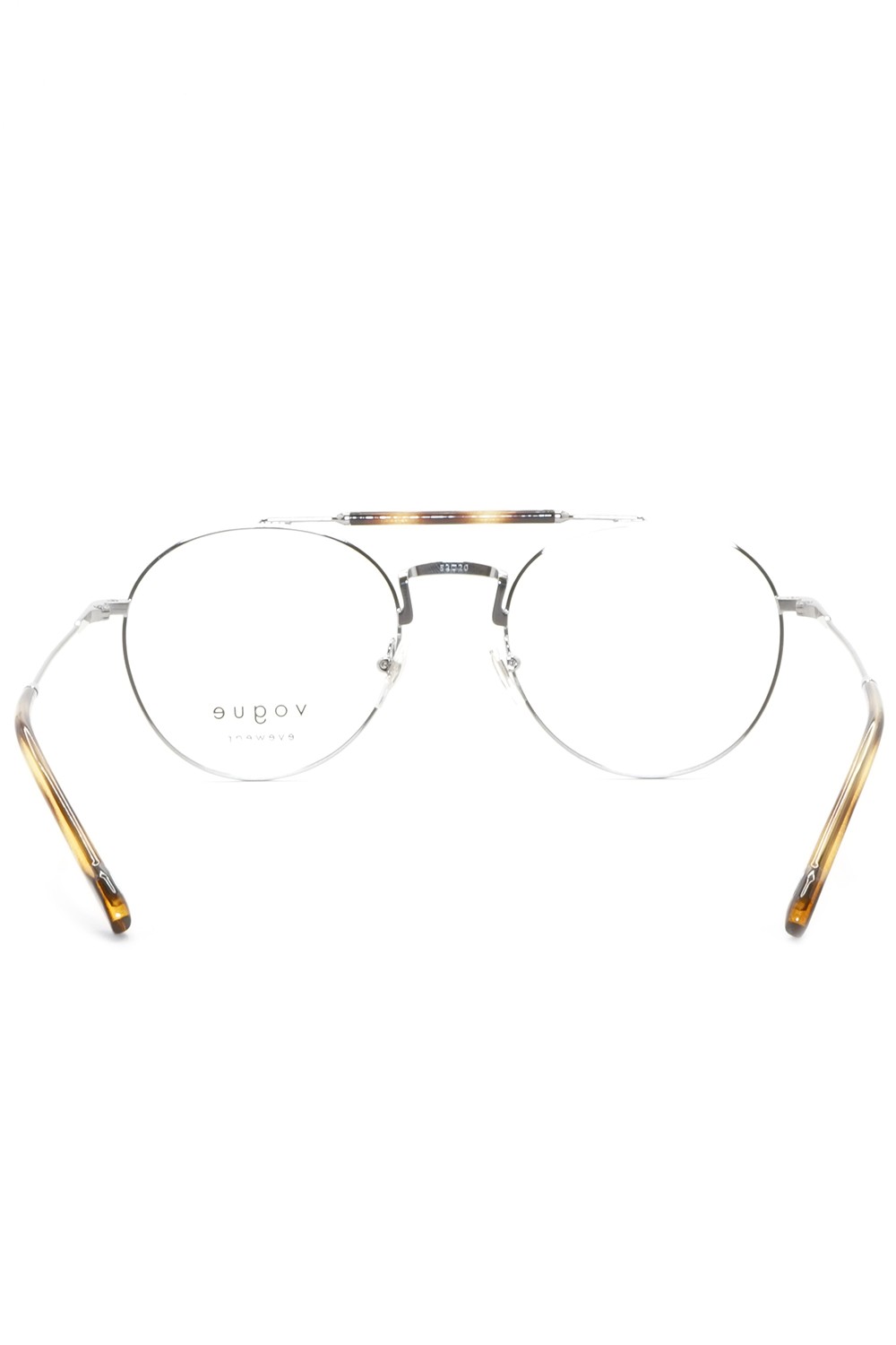 Vogue - Occhiali da vista in metallo tondi unisex argento - VO4239 548