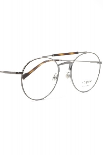 Vogue - Occhiali da vista in metallo tondi unisex argento - VO4239 548