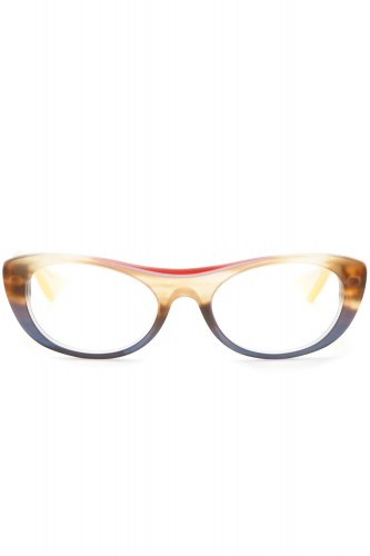 Piero Massaro - Occhiali da vista in celluloide ovali per donna tartarugato -