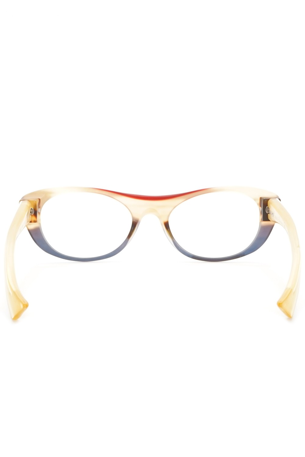 Piero Massaro - Occhiali da vista in celluloide ovali per donna tartarugato -