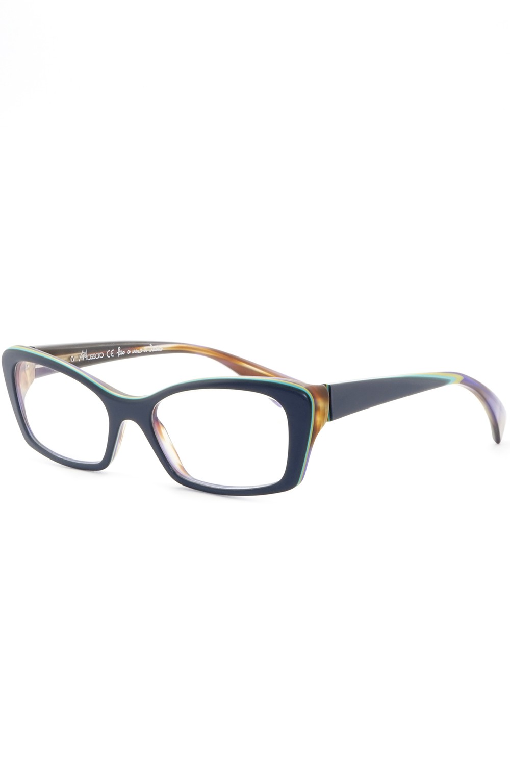 Piero Massaro - Occhiali da vista in celluloide cat eye per donna blu - PM290