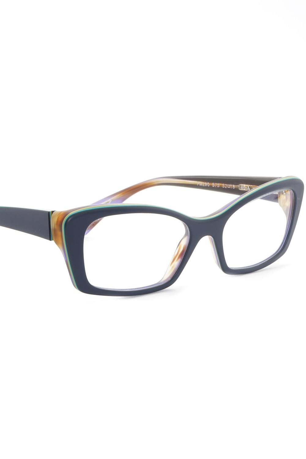 Piero Massaro - Occhiali da vista in celluloide cat eye per donna blu - PM290