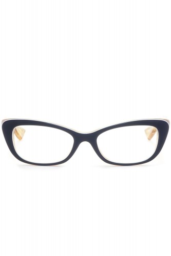 Piero Massaro - Occhiali da vista in celluloide cat eye per donna blu - PM289 2