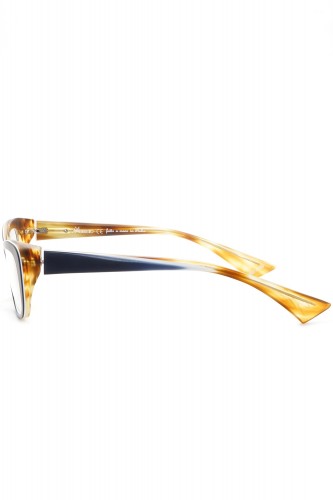 Piero Massaro - Occhiali da vista in celluloide cat eye per donna blu - PM289