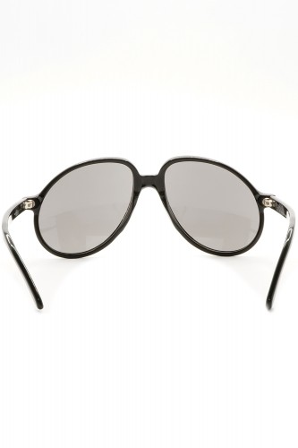 NERO - Occhiali da sole in celluloide a goccia unisex nero - R14S N