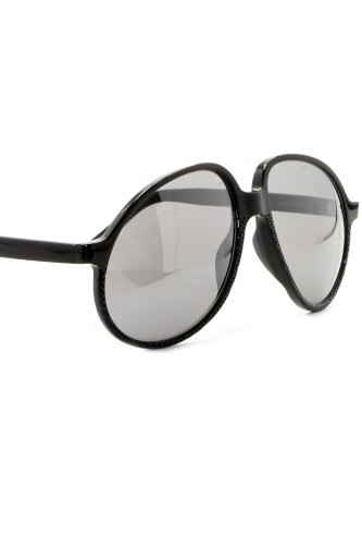 NERO - Occhiali da sole in celluloide a goccia unisex nero - R14S N