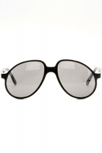 NERO - Occhiali da sole in celluloide a goccia unisex nero - R14S N 2