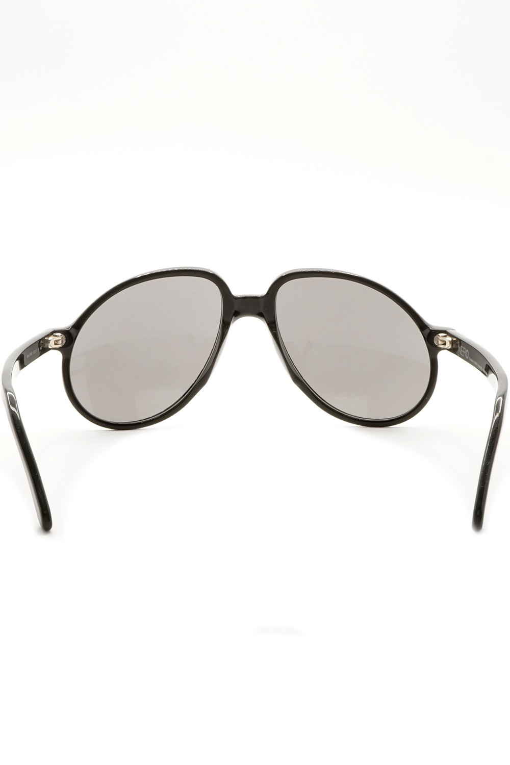 NERO - Occhiali da sole in celluloide a goccia unisex nero - R14S N