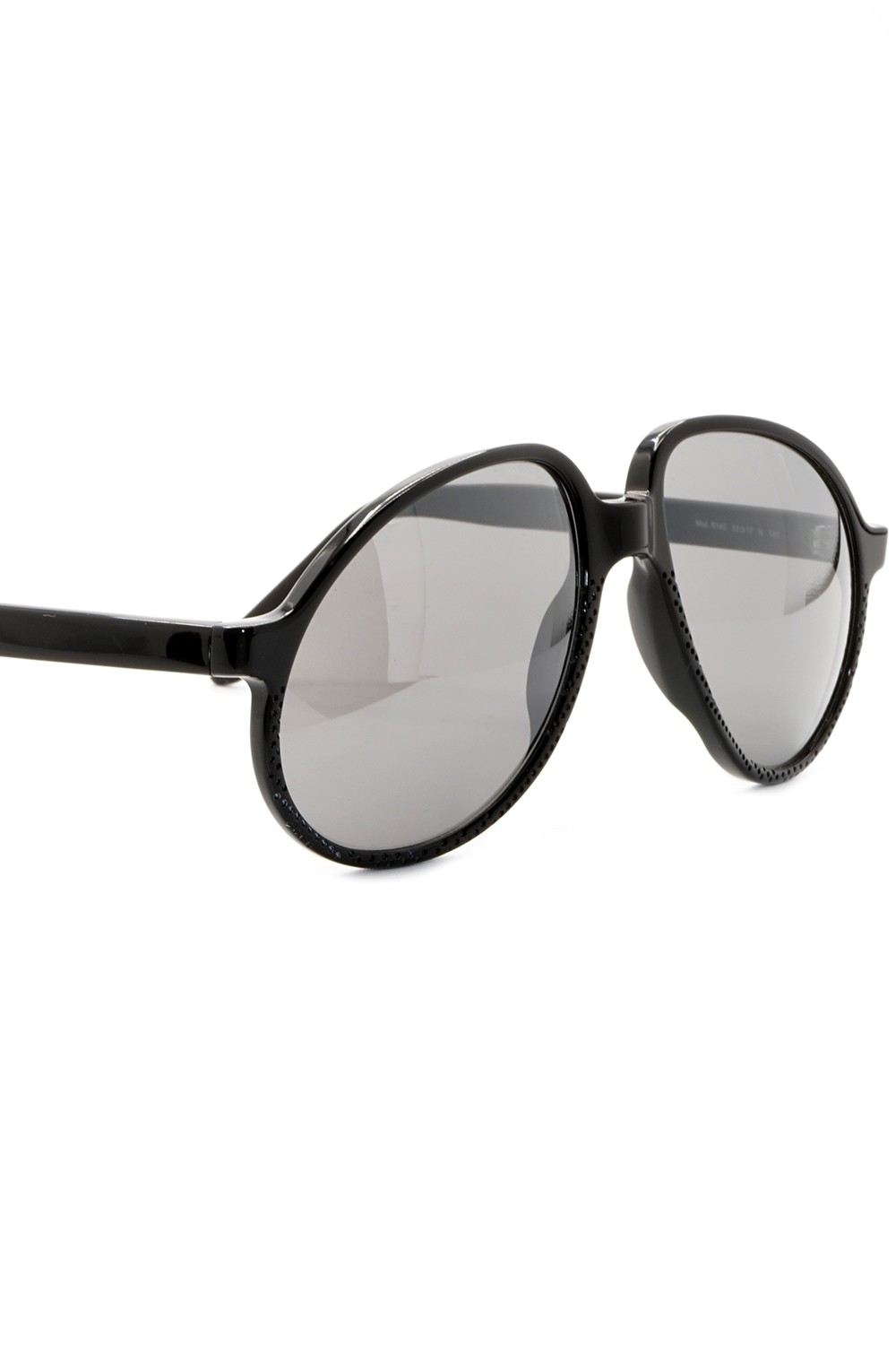 NERO - Occhiali da sole in celluloide a goccia unisex nero - R14S N