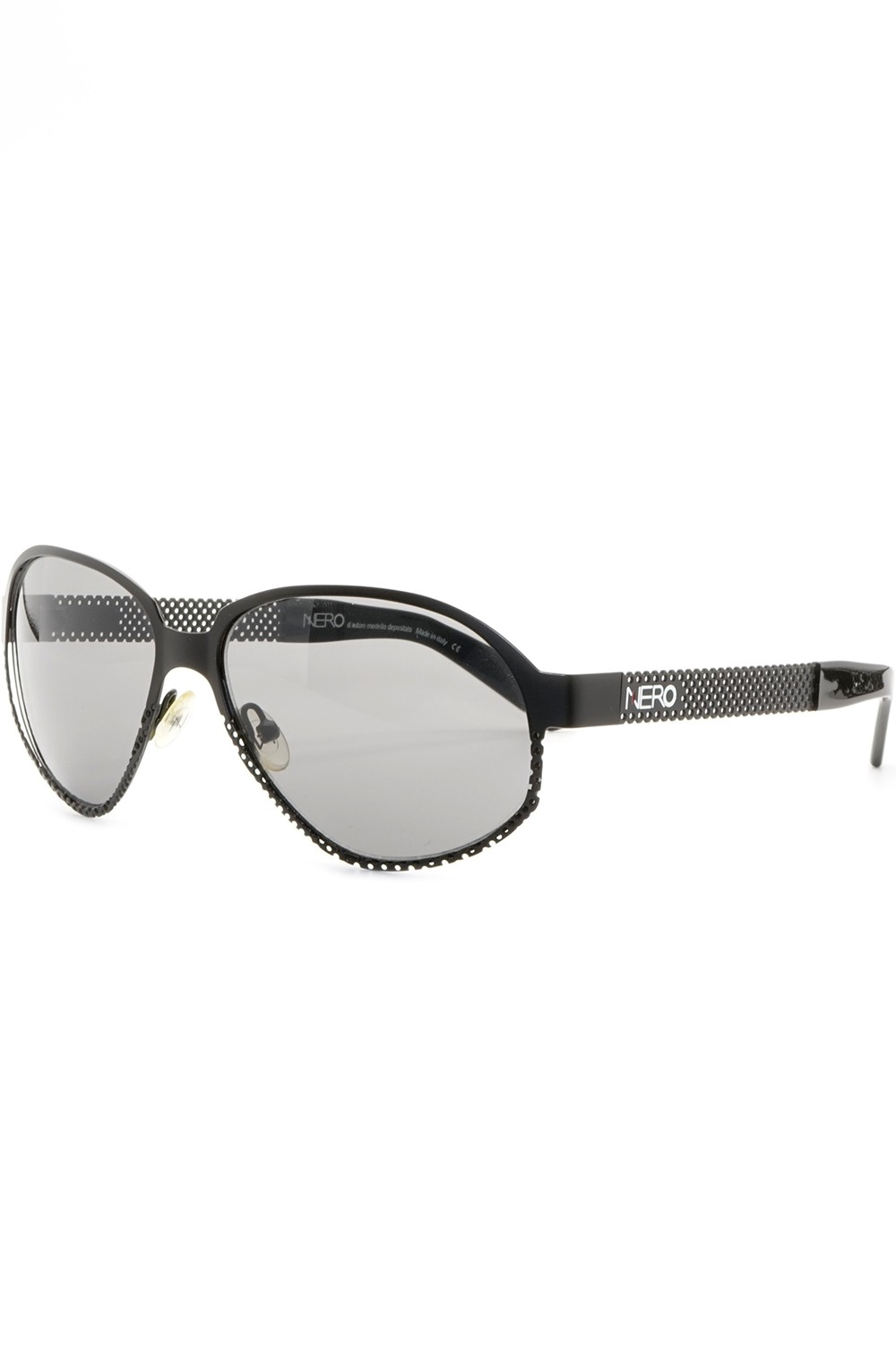 NERO - Occhiali da sole in metallo a goccia unisex nero - R13S N