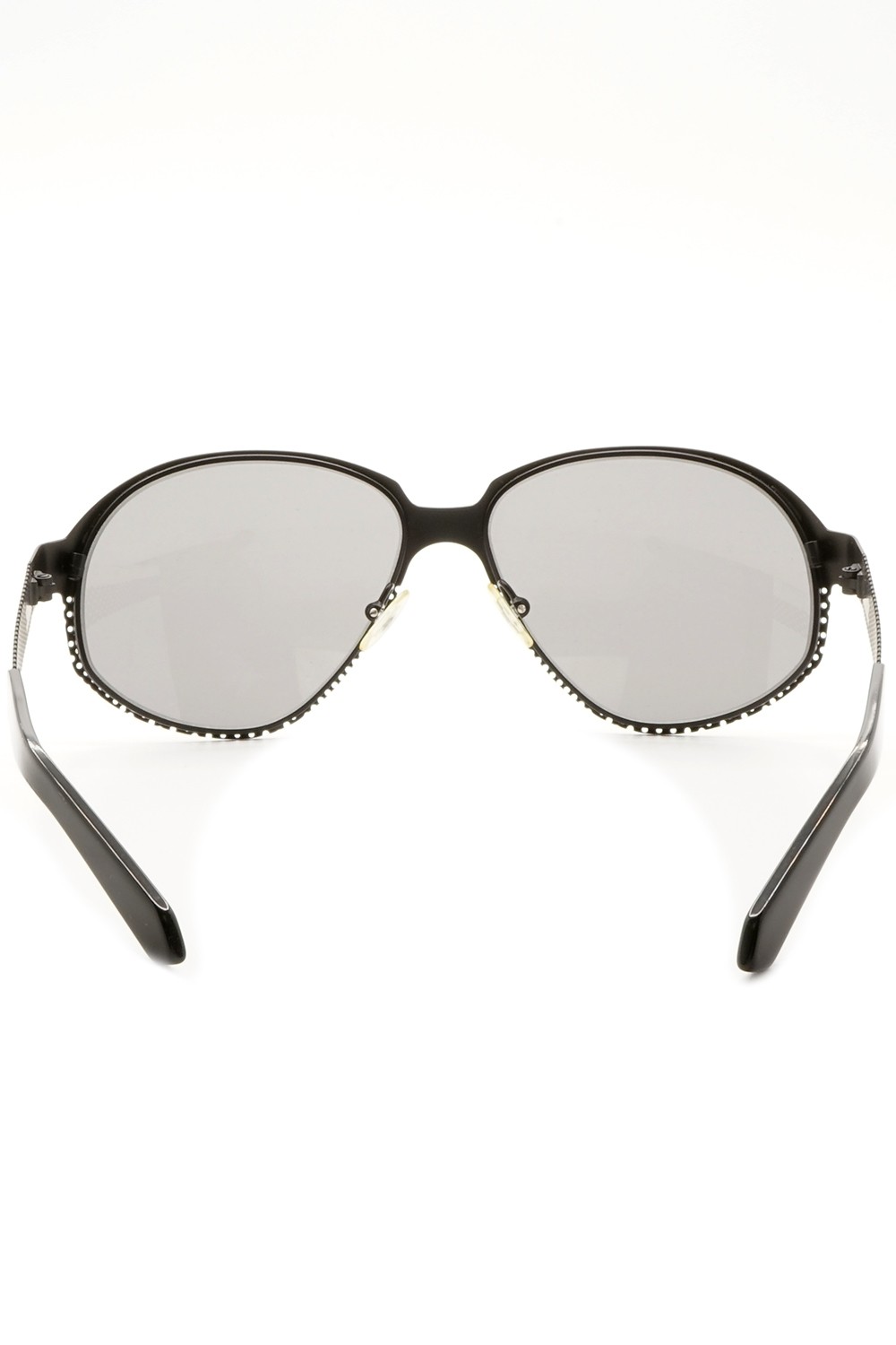 NERO - Occhiali da sole in metallo a goccia unisex nero - R13S N