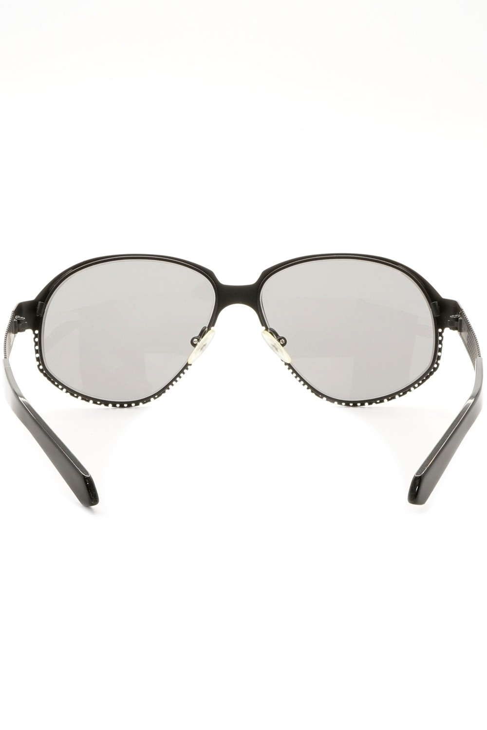 NERO - Occhiali da sole in metallo a goccia unisex nero - R13S N