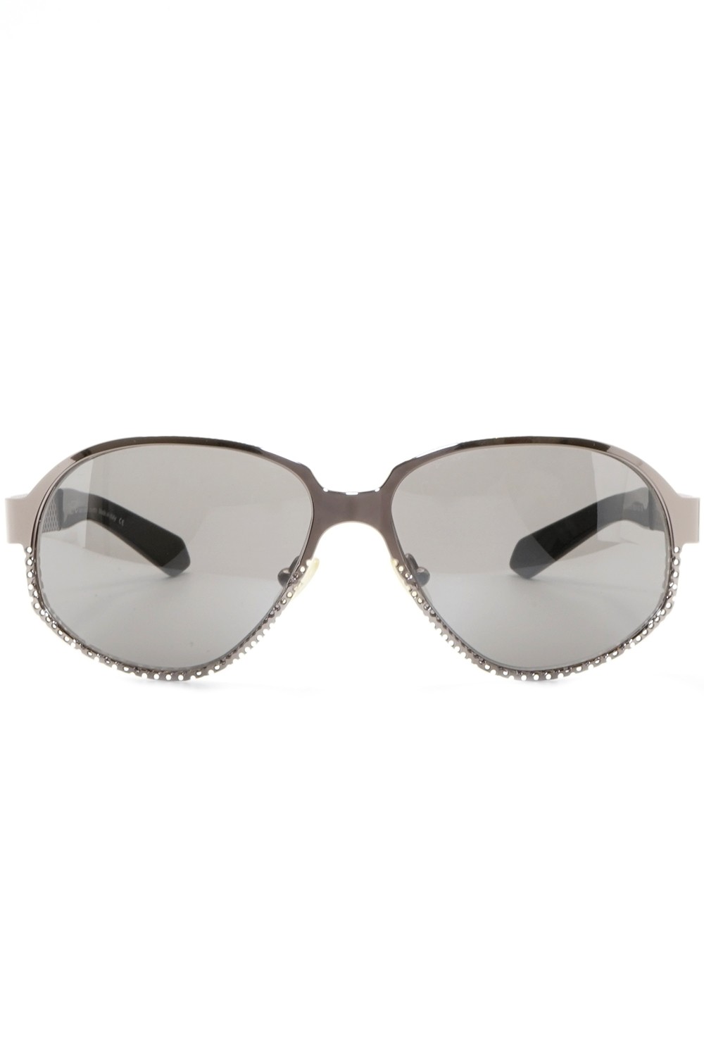 NERO - Occhiali da sole in metallo a goccia unisex argento - R13S GC