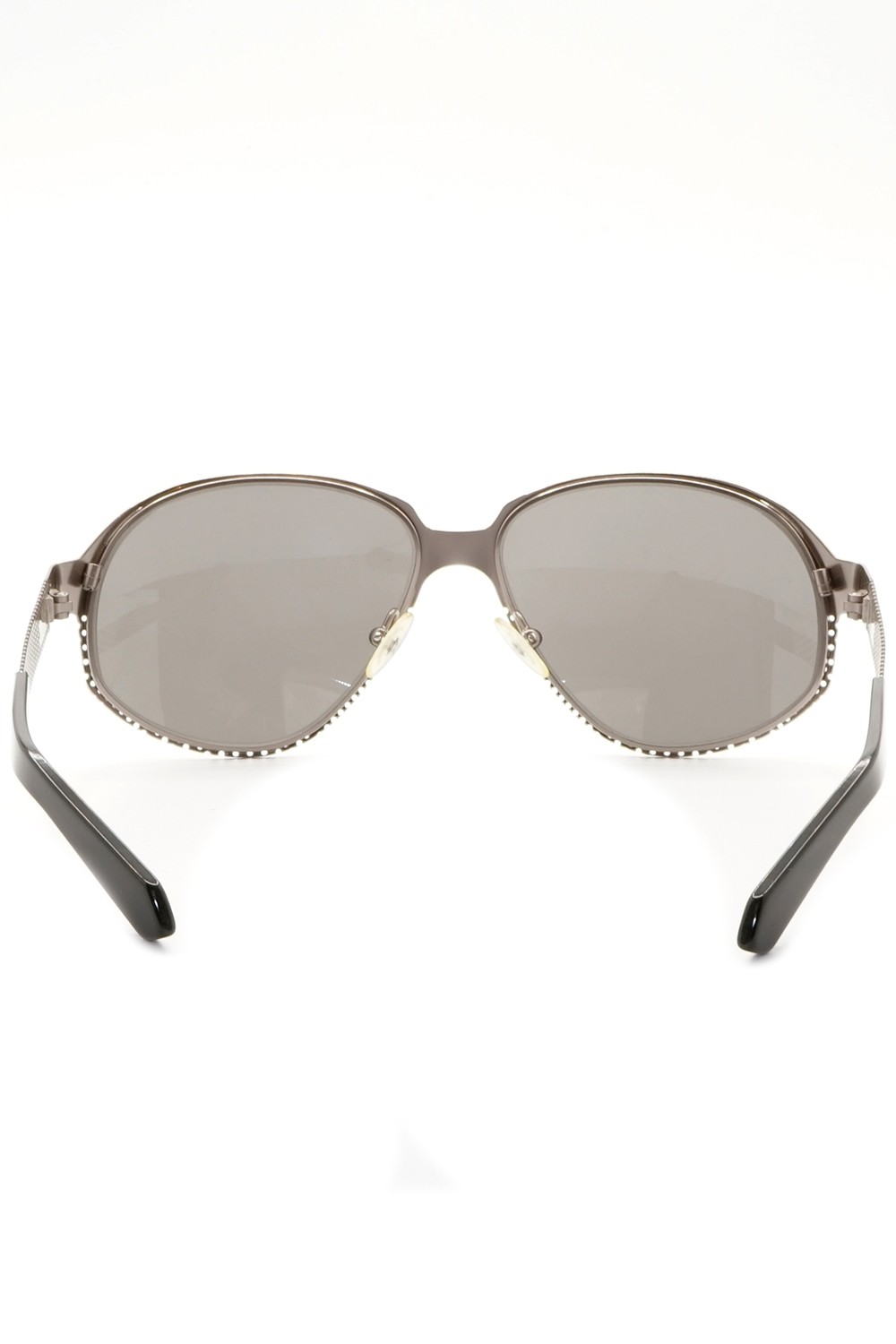 NERO - Occhiali da sole in metallo a goccia unisex argento - R13S GC