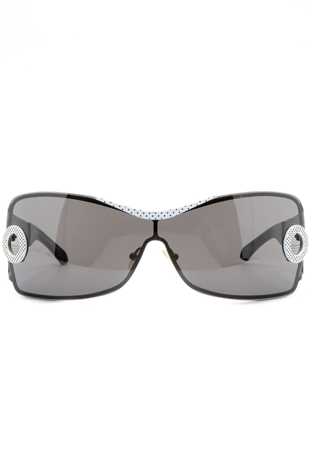 NERO - Occhiali da sole in metallo avvolgenti unisex nero - R15S NO