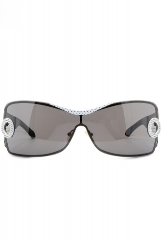 NERO - Occhiali da sole in metallo avvolgenti unisex nero - R15S NO