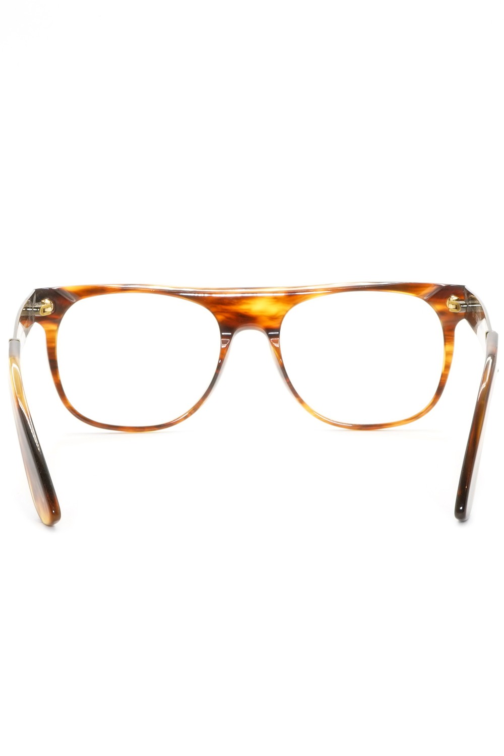 Retrosuperfuture - Occhiali da vista in celluloide squadrati unisex tartarugato