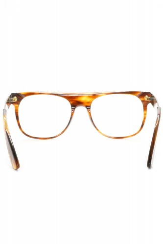 Retrosuperfuture - Occhiali da vista in celluloide squadrati unisex tartarugato