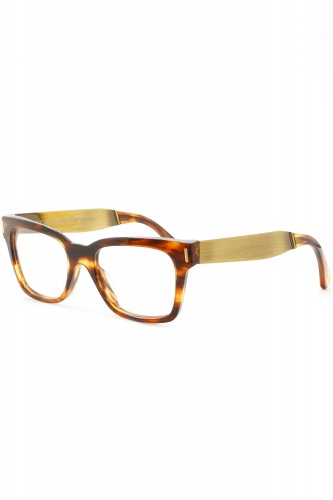 Retrosuperfuture - Occhiali da vista in celluloide squadrati unisex tartarugato