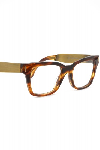 Retrosuperfuture - Occhiali da vista in celluloide squadrati unisex tartarugato