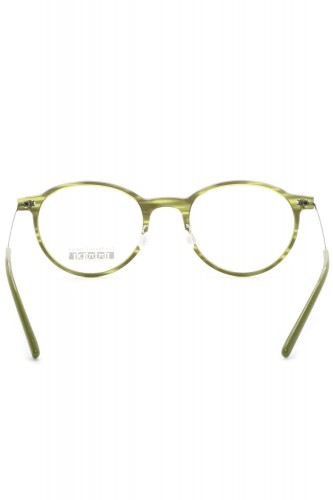 Les Spieces Uniques - Occhiali da vista in celluloide tondi unisex verde -
