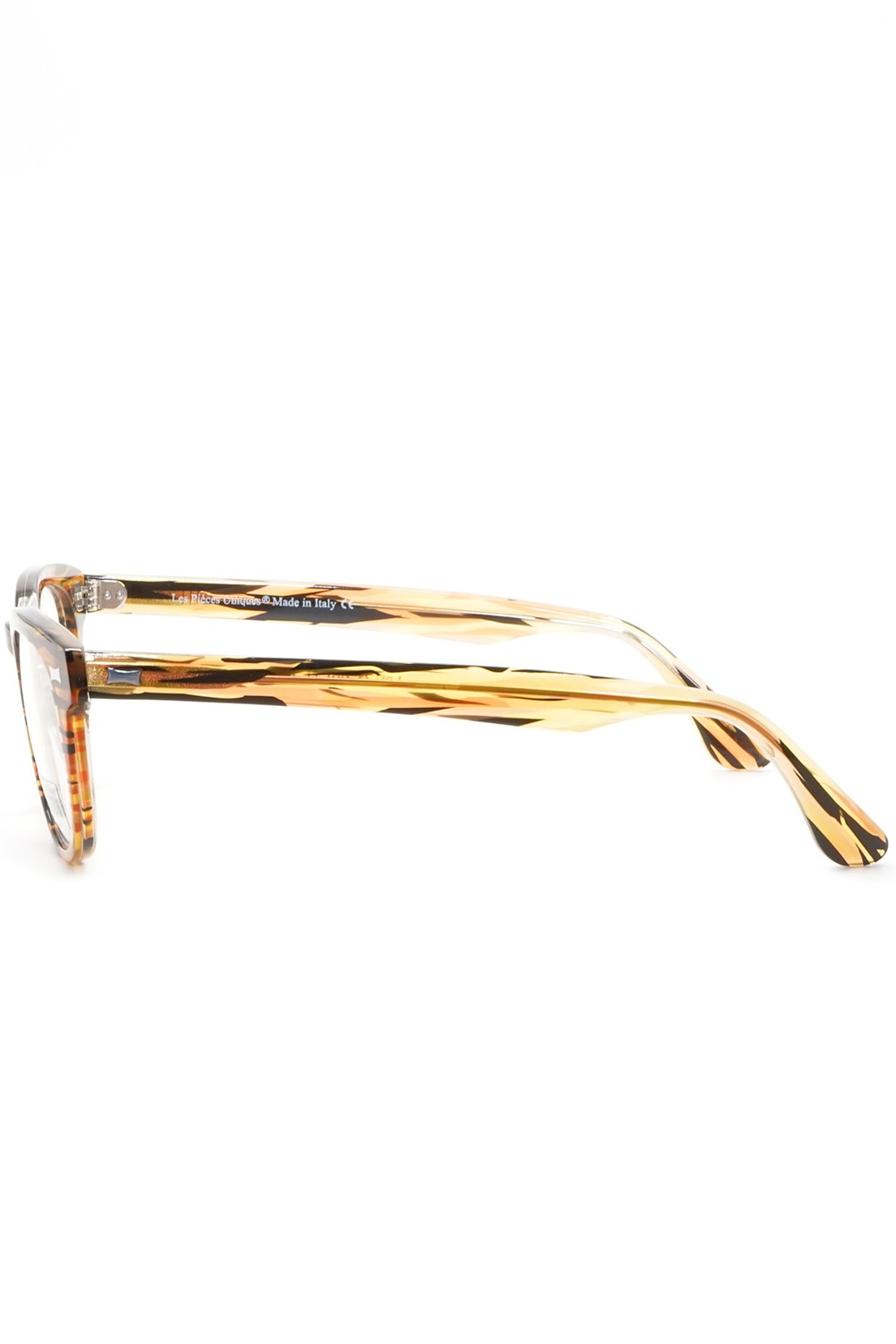 Les Spieces Uniques - Occhiali da vista in celluloide tondi unisex fantasia -