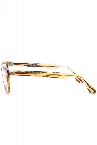 Les Spieces Uniques - Occhiali da vista in celluloide tondi unisex fantasia -