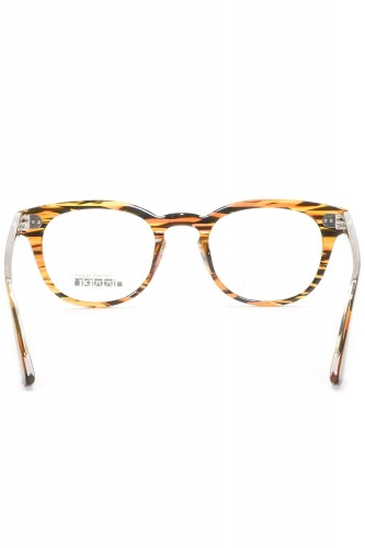 Les Spieces Uniques - Occhiali da vista in celluloide tondi unisex fantasia -