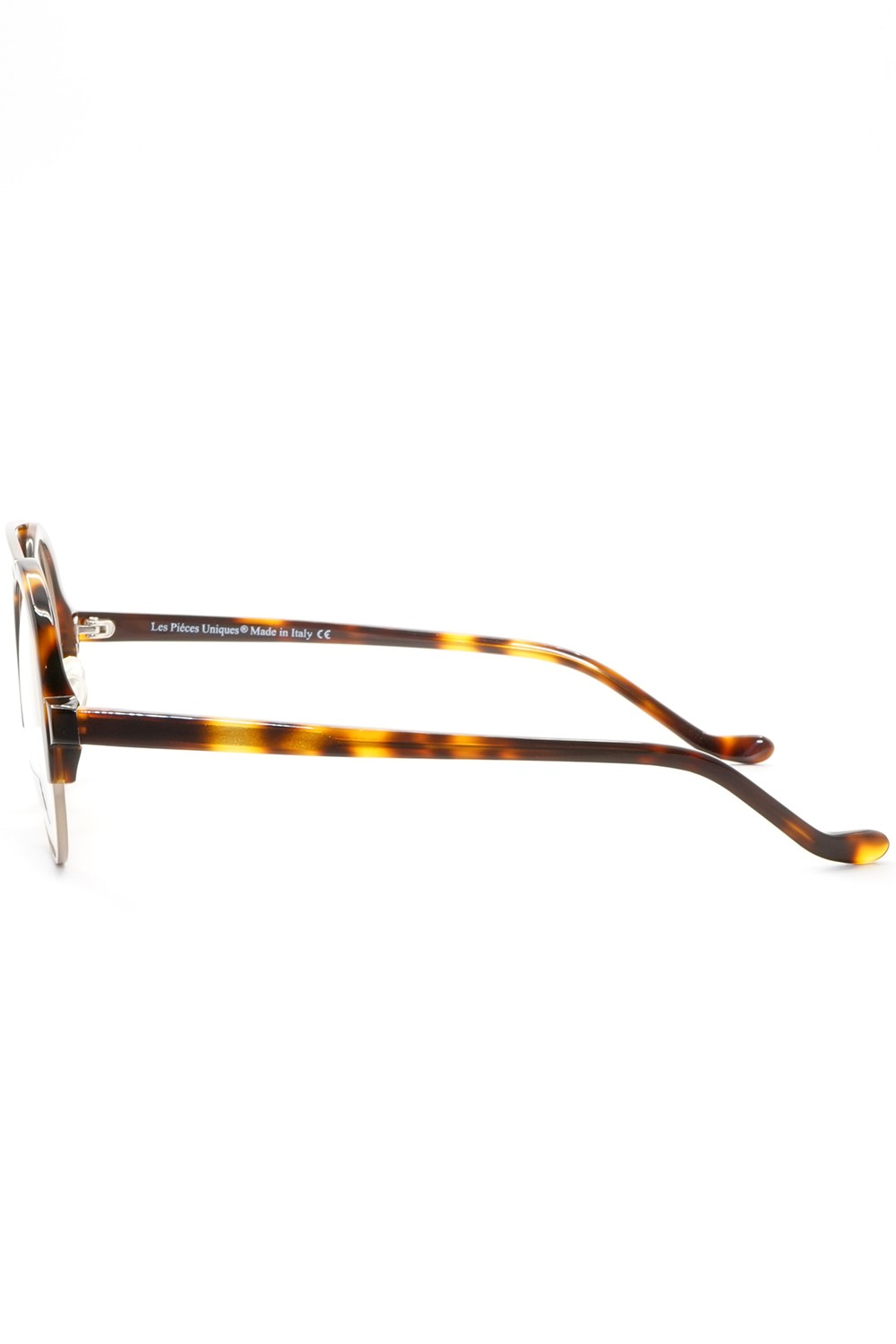 Les Spieces Uniques - Occhiali da vista combinati tondi unisex tartarugato -