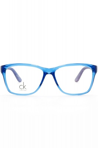 Calvin Klein - Occhiali da vista in celluloide squadrati per uomo blu - CK5827 2