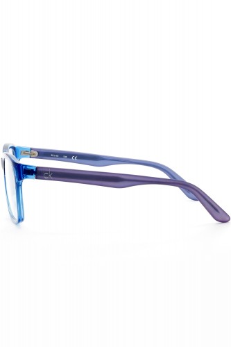 Calvin Klein - Occhiali da vista in celluloide squadrati per uomo blu - CK5827