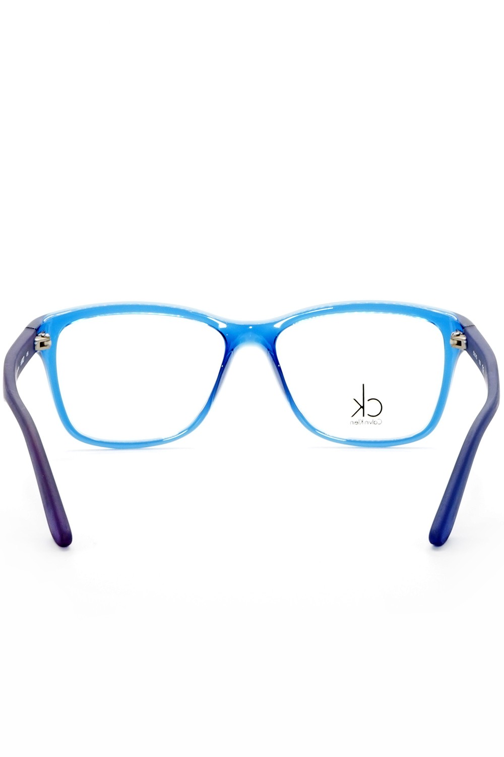 Calvin Klein - Occhiali da vista in celluloide squadrati per uomo blu - CK5827