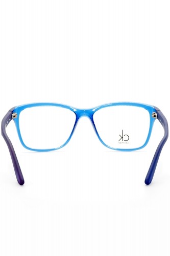 Calvin Klein - Occhiali da vista in celluloide squadrati per uomo blu - CK5827