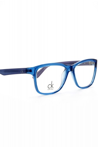 Calvin Klein - Occhiali da vista in celluloide squadrati per uomo blu - CK5827