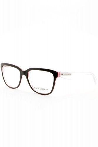 Dolce&Gabbana - Occhiali da vista in celluloide squadrati per donna nero -