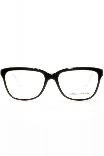 Dolce&Gabbana - Occhiali da vista in celluloide squadrati per donna nero - 2