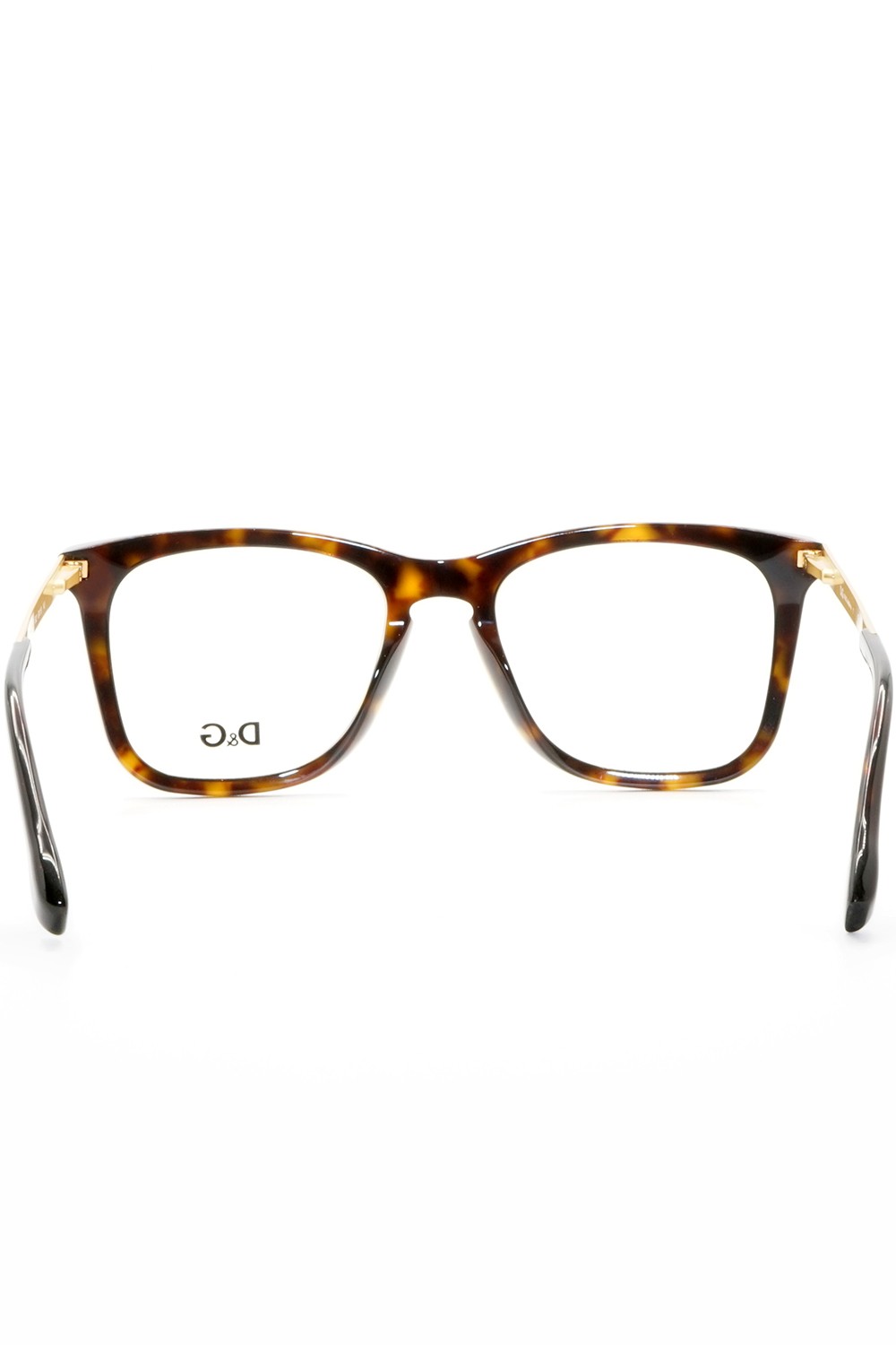 Dolce&Gabbana - Occhiali da vista in celluloide squadrati unisex tartarugato -