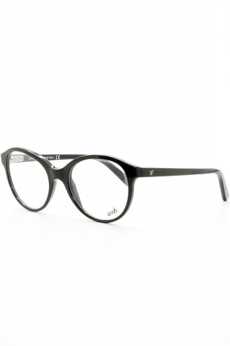 Web - Occhiali da vista in celluloide tondi per donna nero - WE5145 001