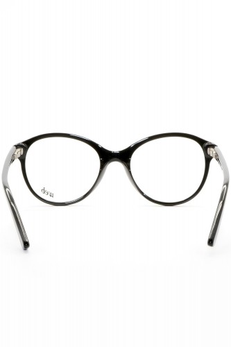 Web - Occhiali da vista in celluloide tondi per donna nero - WE5145 001