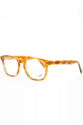 Web - Occhiali da vista in celluloide squadrati unisex tartarugato - WE5372 053