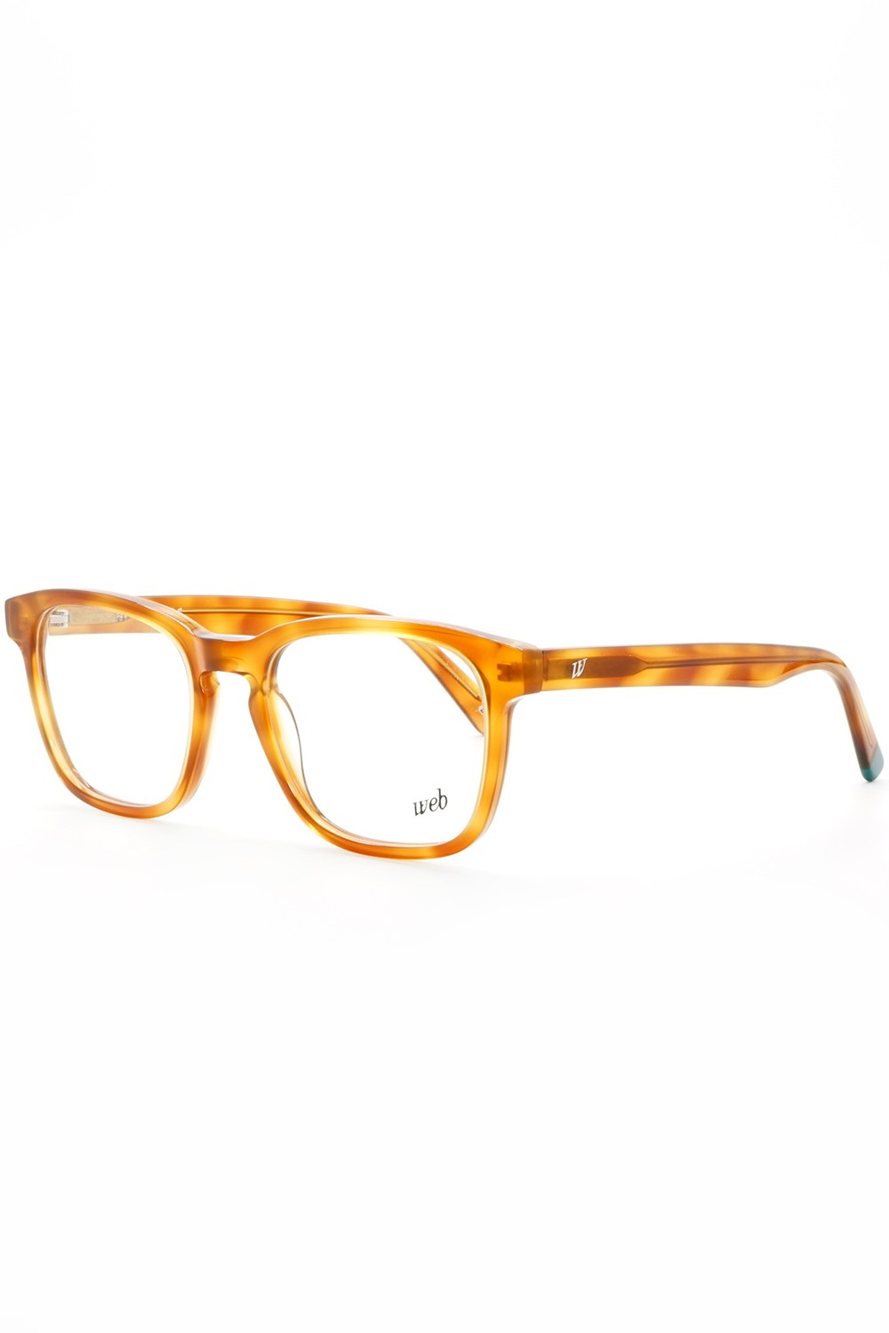 Web - Occhiali da vista in celluloide squadrati unisex tartarugato - WE5372 053