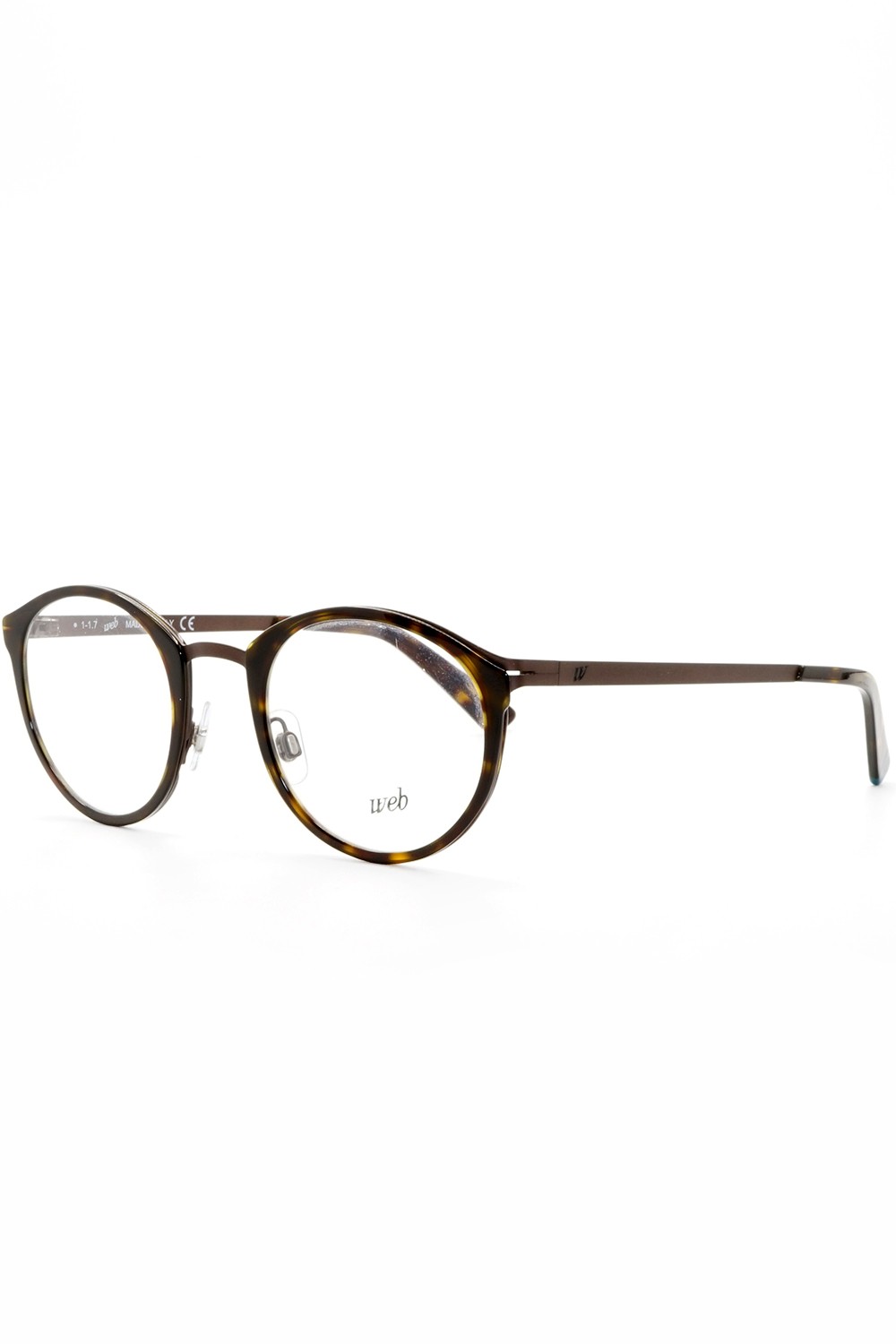 Web - Occhiali da vista combinati tondi unisex tartarugato - WE5193 009