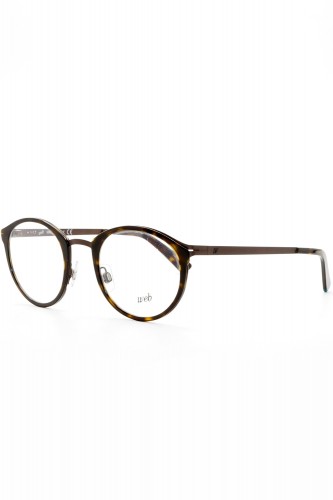 Web - Occhiali da vista combinati tondi unisex tartarugato - WE5193 009