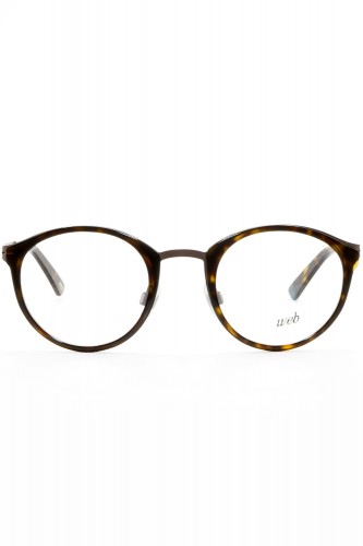 Web - Occhiali da vista combinati tondi unisex tartarugato - WE5193 009 2