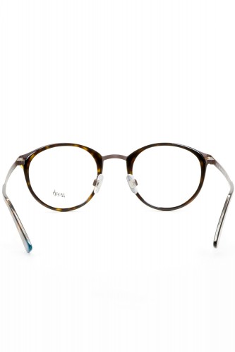 Web - Occhiali da vista combinati tondi unisex tartarugato - WE5193 009